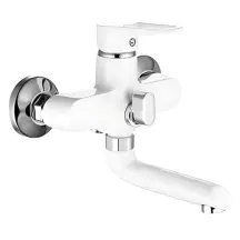 Смеситель Для ванны Mixxus Elba 009 (EURO) WHITE (MI6586)