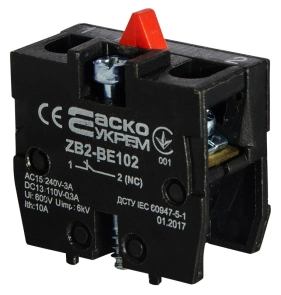ZB2-BE102 NС Контакт до постів №3