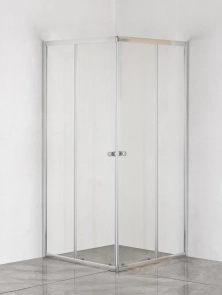 Душевая кабина Без поддона Mixxus CUBIC SC01-90x90x185-TR CHROME прозрачное стекло 4мм (MI6906) №1
