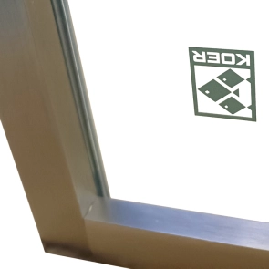 Душова кабіна без піддону Koer SR SC06-90x90x200-TR-07 прозоре скло Easy Clean 8мм, графіт (K №10