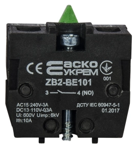 ZB2-BE101 NO Контакт к постам №3