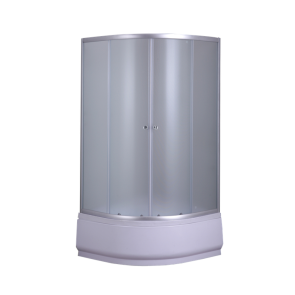 Душова кабіна з високим піддоном Mixxus PLAIN SCT01-90x90x195-FB SATIN матове скло 4мм (MI6894) №3