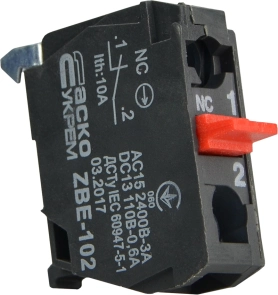 ZBE-102 N/C Контакт до постів керування XAL-D №4
