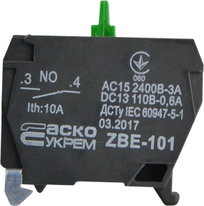 ZBE-101 N/О Контакт до постів керування XAL-D №2