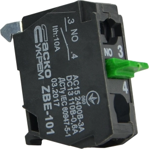 ZBE-101 N/О Контакт до постів керування XAL-D №3