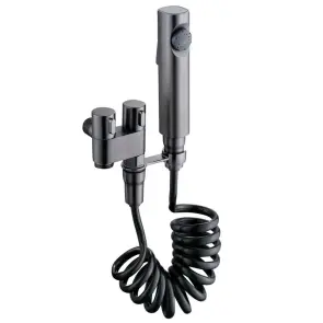 Кран для гигиенического душа и бачка унитаза Mixxus AVT-01 GRAPHITE с лейкой (MI6837) №1