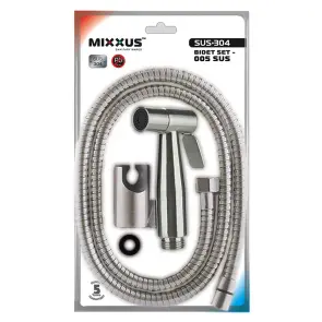 Набір для гігієнічного душу Mixxus Bidet SET-005 SUS (нерж. сталі SUS304) (MI5986) №1