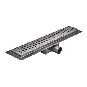Душовий трап із нержавіючої сталі SUS304 Koer FD35-70x500-Graphite (Колір графіт) (AC0657) №1