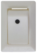 KCD5-101 WH/WH Переключатель 1 клав. белый