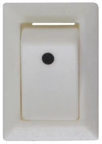 KCD5-101 WH/WH Переключатель 1 клав. белый №1