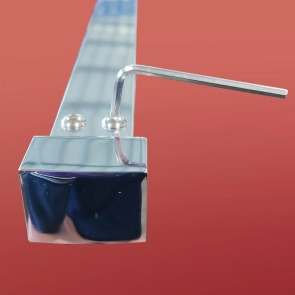 Душевая перегородка Koer SR SP01-100x200-TR-01 Walk-In прозрачное стекло Easy Clean 8мм, хром (KR53 №17