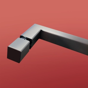 Шторки стеклянные на ванну Koer SR BS04-95x140-TR-07 прозрачное стекло 6мм, графит (KR5404) №7