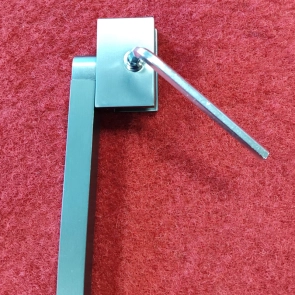 Шторки стеклянные на ванну Koer SR BS04-95x140-TR-07 прозрачное стекло 6мм, графит (KR5404) №12