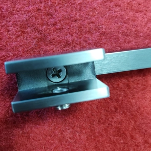 Шторки стеклянные на ванну Koer SR BS04-95x140-TR-07 прозрачное стекло 6мм, графит (KR5404) №15
