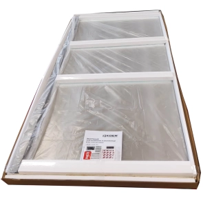 Бічна стінка для кабіни Koer SR SW01-90x200-TR-01 прозоре скло Easy Clean 8мм, хром (KR5381) №16