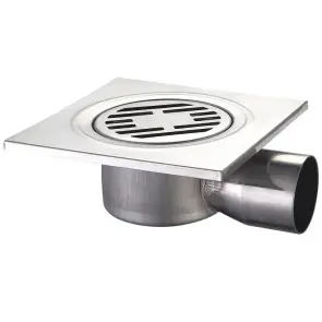 Душевой трап из нержавеющей стали SUS304 Mixxus Drain-04-15x15-90 (угловой отвод) (MI3420) №1