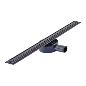 Душовий трап з нерж. сталі SUS304 Mixxus Drain-05-60-Slim Black (30x600 мм) (Чорний) (MI6169) №5