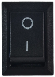 KCD1-101 B/B Перемикач 1 клав. чорний №3