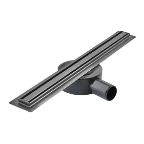 Душевой трап с нерж. стали SUS304 Mixxus Drain-05-50-Slim Black (30x500мм) (Черный) (MI6168) №5