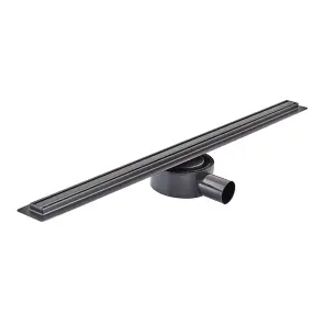 Душовий трап з нерж. сталі SUS304 Mixxus Drain-05-70-Slim Black (30x700 мм) (Чорний) (MI6170) №5