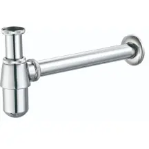 Сифон для раковини Mixxus SIPHON-01 без випуску (під донний клапан) без ревізії (Колір хром) 1 1/4''