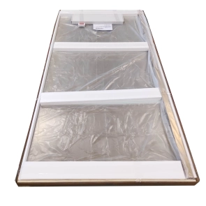 Душова перегородка Koer SR SP02-100x200-TR-12 Walk-In проз.скло Easy Clean 8мм, матове золото ( №9