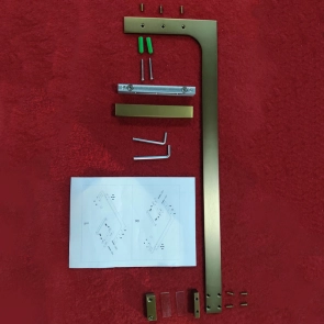 Душова перегородка Koer SR SP02-100x200-TR-12 Walk-In проз.скло Easy Clean 8мм, матове золото ( №10