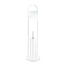 Єршик підлоговий з папероутримувачем Zerix Kit ME04 White (ZX4643)