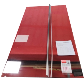 Боковая стенка для кабины Koer SR SW01-90x200-TR-07 прозрачное стекло Easy Clean 8мм, графит (KR538 №16