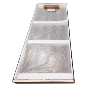 Бічна стінка для кабіни Koer SR SW04-80x200-TR-01 прозоре скло Easy Clean 10мм, хром (KR5389 №17