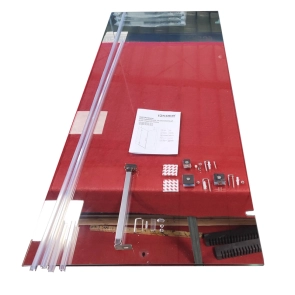 Бічна стінка для кабіни Koer SR SW04-80x200-TR-01 прозоре скло Easy Clean 10мм, хром (KR5389 №24
