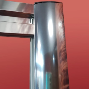 Боковая стенка для кабины Koer SR SW05-90x200-TR-01 прозрачное стекло Easy Clean 6мм, хром (KR5407) №5