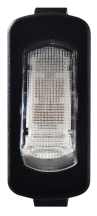 KCD3-101N-12 WH/B 220V Переключатель 1 клав. белый с подсветкой