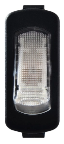 KCD3-101N-12 WH/B 220V Перемикач 1 клав. білий з підсвічуванням №1