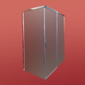 Боковая стенка для кабины Koer SR SW05-90x200-TR-01 прозрачное стекло Easy Clean 6мм, хром (KR5407) №10