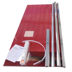 Боковая стенка для кабины Koer SR SW05-90x200-TR-01 прозрачное стекло Easy Clean 6мм, хром (KR5407) №11