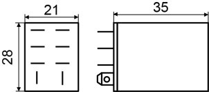 Реле LY2 (АС 36 V) №2