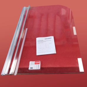 Шторки скляні на ванну Koer SR BS01-80x140-TR-01 прозоре скло 6мм, хром (KR5400) №7