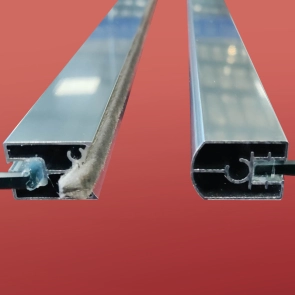 Шторки стеклянные на ванну Koer SR BS03-95x140-TR-01 прозрачное стекло 6мм, хром (KR5402) №4