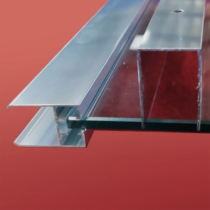 Шторки стеклянные на ванну Koer SR BS03-95x140-TR-01 прозрачное стекло 6мм, хром (KR5402) №9