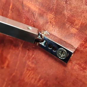 Шторки стеклянные на ванну Koer SR BS03-95x140-TR-01 прозрачное стекло 6мм, хром (KR5402) №16