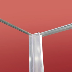 Бічна стінка для кабіни Koer SR SW04-90x200-TR-01 прозоре скло Easy Clean 10мм, хром (KR5390 №14