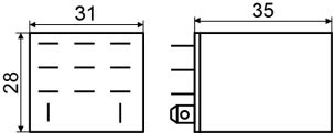 Реле LY3 (АС 24 V) №2