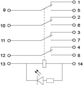 Реле МY4 (AC 12 V) №4