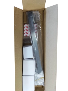 Бічна стінка для кабіни Koer SR SW04-90x200-TR-07 прозоре скло Easy Clean 10мм, графіт (KR53 №11