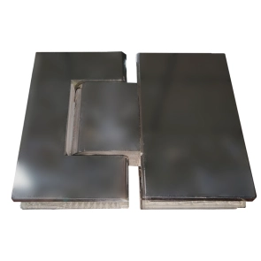 Бічна стінка для кабіни Koer SR SW04-90x200-TR-07 прозоре скло Easy Clean 10мм, графіт (KR53 №25