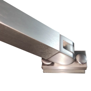Бічна стінка для кабіни Koer SR SW04-90x200-TR-07 прозоре скло Easy Clean 10мм, графіт (KR53 №30