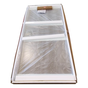 Бічна стінка для кабіни Koer SR SW04-90x200-TR-07 прозоре скло Easy Clean 10мм, графіт (KR53 №31
