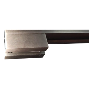 Душевая перегородка Koer SR SP02-100x200-TR-07 Walk-In прозрачное стекло Easy Clean 8мм, графит (KR №9