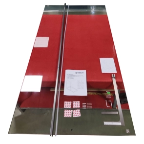 Душевая перегородка Koer SR SP02-100x200-TR-07 Walk-In прозрачное стекло Easy Clean 8мм, графит (KR №22